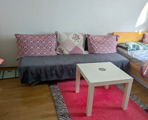 Graues sofa daybed kunstleder - graues, sofa/daybed