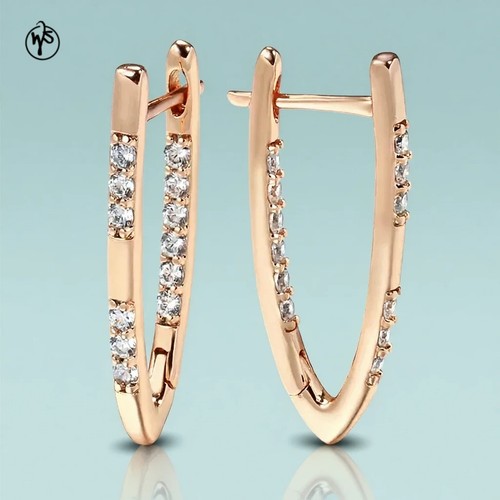 Ohrringe vergoldet rosegold - vergoldet,