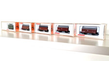 Arnold N Güterwagen-Set, 4494, 2x 4407, 2x 4408, DR rot & grün, OVP, TOP Zustand