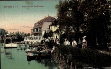 Ak Strelitz Alt Neustrelitz in Mecklenburg, Kurhaus am Domjüchsee - 11438637