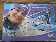 Autogrammkarte Maria Höfl-Riesch