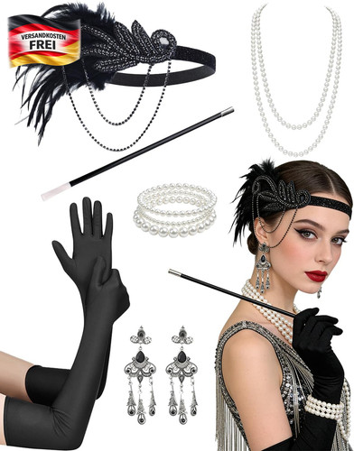 20er jahre damen kostüm set - 20er,