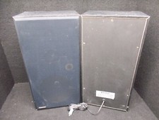 Sanyo SX-330BW Lautsprecher, 2 Stück, Schwarz/Holz. #V-1159