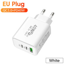 40W 3-Way Fast Charger Adapter
