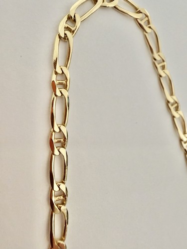 Gelbgoldkette 18kt 750 figaro - 18kt,