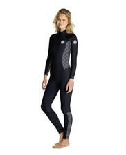 2019 RIP CURL Women Dawn Patrol 4/3 Back Zip mit E5 & Freeflex Neoprene NEU