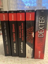Jeff Lindsay 1-5 Deutsche Dexter Bücher Taschenbuch.