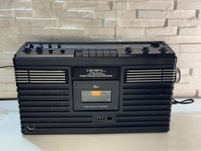 CROWN CSC-630 FW STEREO RADIO CASSETTE RECORDER BOOMBOX VINTAGE
