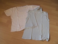 Damen 1 x Kurzarm-Shirt 1 x Rolli ärmellos Gr. ca. M/L (Maße beachten) rosa blau