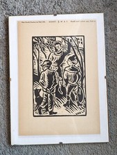 Kunstwerk Holzschnitt Max