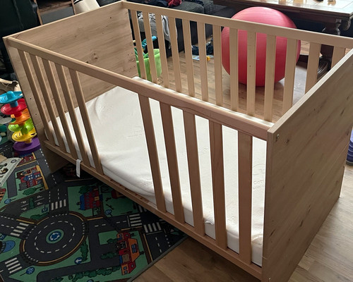 Babybett gitterbett aus holz - aus,