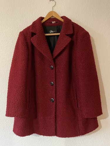 Vintage teddy wollmantel - teddy-,