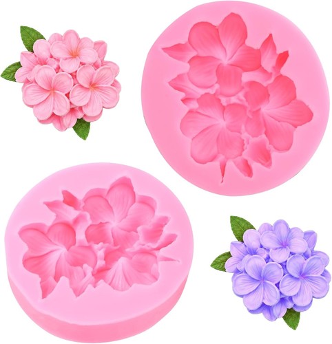 Silikonformen blumen 3er set - 3er,