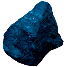 Schwarzer Schungit-Rohstein. 