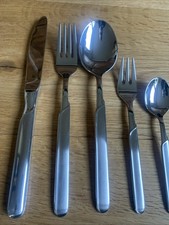 WMF Onda Cromargan Protect Edelstahl Besteck Set 5 Teile Kaffee Messer Gabel etc