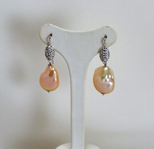 Silver 925 Pearl Baroque Style