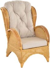Rattan-Ohrensessel bequem und