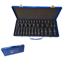 Kraft Steckschlüssel Set 35tlg. Schlagschraubernüsse 1/2" Nüsse Kraftnuss 6-Kant