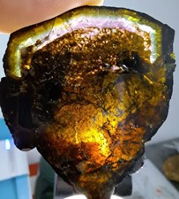 Wassermelonen Turmalin Scheibe