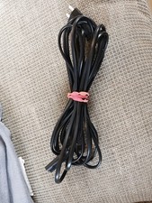 5m Stromkabel Euro Kabel C7 Netzkabel Strom Kabel Eurostecker TV HiFi Schwarz