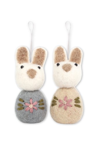 Handgefertigte filz osterhasen - handgefertigte, filz-osterhasen