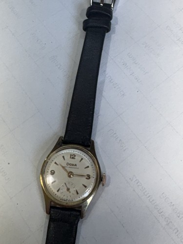 Damen uhr doxa - gold, karat