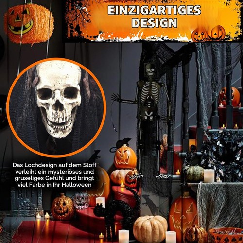Halloween deko stoff 500x200 - halloween,