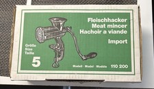 Fleischhacker Fleischwolf Porkert Jupiter Größe 5 Handbetrieb