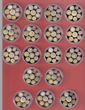 Medaillen je 1 Unze (31,1 g) Silber 999/1000 (teilw. vergoldet/verkupfert)