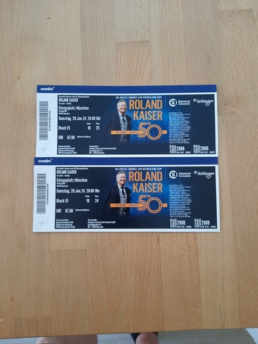 Roland kaiser tickets - 2x,