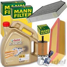 MANN INSPEKTONSPAKET 2.0 TDI+CASTROL 5W30 für AUDI A4 B8 A5 8T Q5 8R 120-170 PS