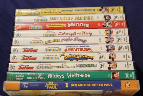 10x dvd disney - micky, maus