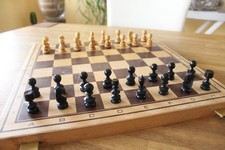 Großes, Holz Schach Spiel