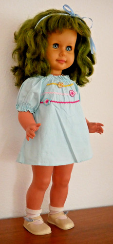 Alte schildkrötpuppe 56cm - alte, schildkrötpuppe,