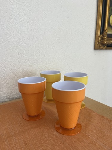 4er set retro eisbecher - retro, /