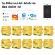 1-10X Tuya WIFI Smart Schalter Modul Vorhang Rolladenschalter Jalousieschalter