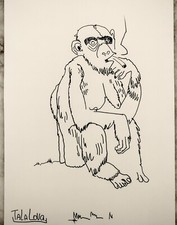 Malerei Affen Monkey Zeichnung