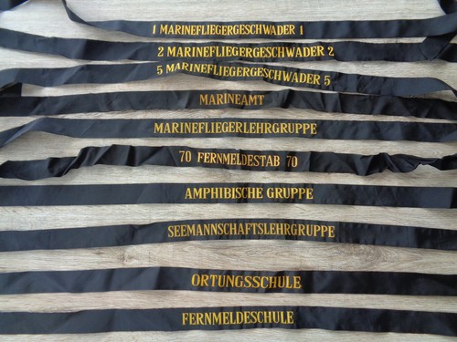 Mützenbänder bundesmarine - 10,