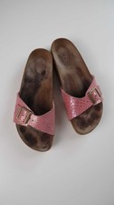 Birkenstock Madrid 39 Rosa Gold Pink Metallic Slipper Sandalen Loafer