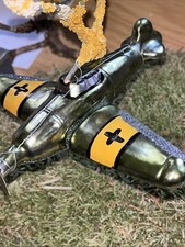 Christbaumschmuck Jagdflugzeug Me Bf 109 Glas Flugzeug Patriotika Baumbehang