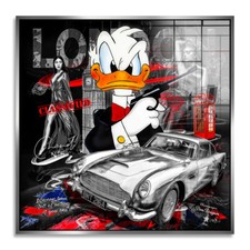 Acrylglas Bild Donald Duck als