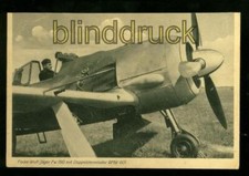 Focke-Wulf-Jäger Fw 190 mit Doppelsternmotor BMW 801 sw-AK  ungebraucht (d0092)
