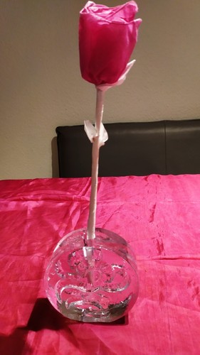 Rosenvase aus massivem - rosenvase, glas