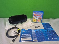 Sony PSVITA PS Vita Slim 1GB PCH-2004 schwarz mit Little Deviants+ 8GB Seicherk
