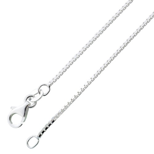 Venezianerkette 9mm silber - 0,9mm,