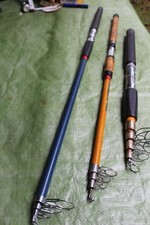 3x Angel Teleskoprute SPORTEX  Kompakt  Sammler alt VINTAGE Angelrute