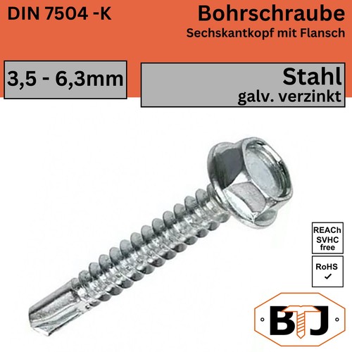 Din 7504 sechskant - din,