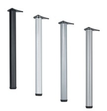 Häfele Tischfüße Tischbein Tischfuß höhenverstellbar 710 mm Tisch rund Ø 60 mm