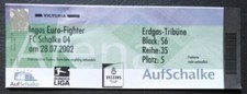 TICKET 28.07.2002 Abschiedsspiel Ingos Euro-Fighter - FC Schalke 04 # 355