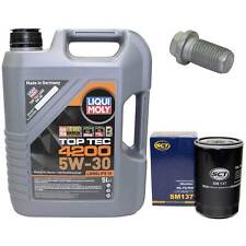 Motoröl Set 5W-30 5 Liter + Ölfilter + Schraube für Chrysler PT Cruiser 2.4 GT